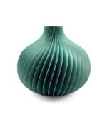 Dekorative Plissé Vase